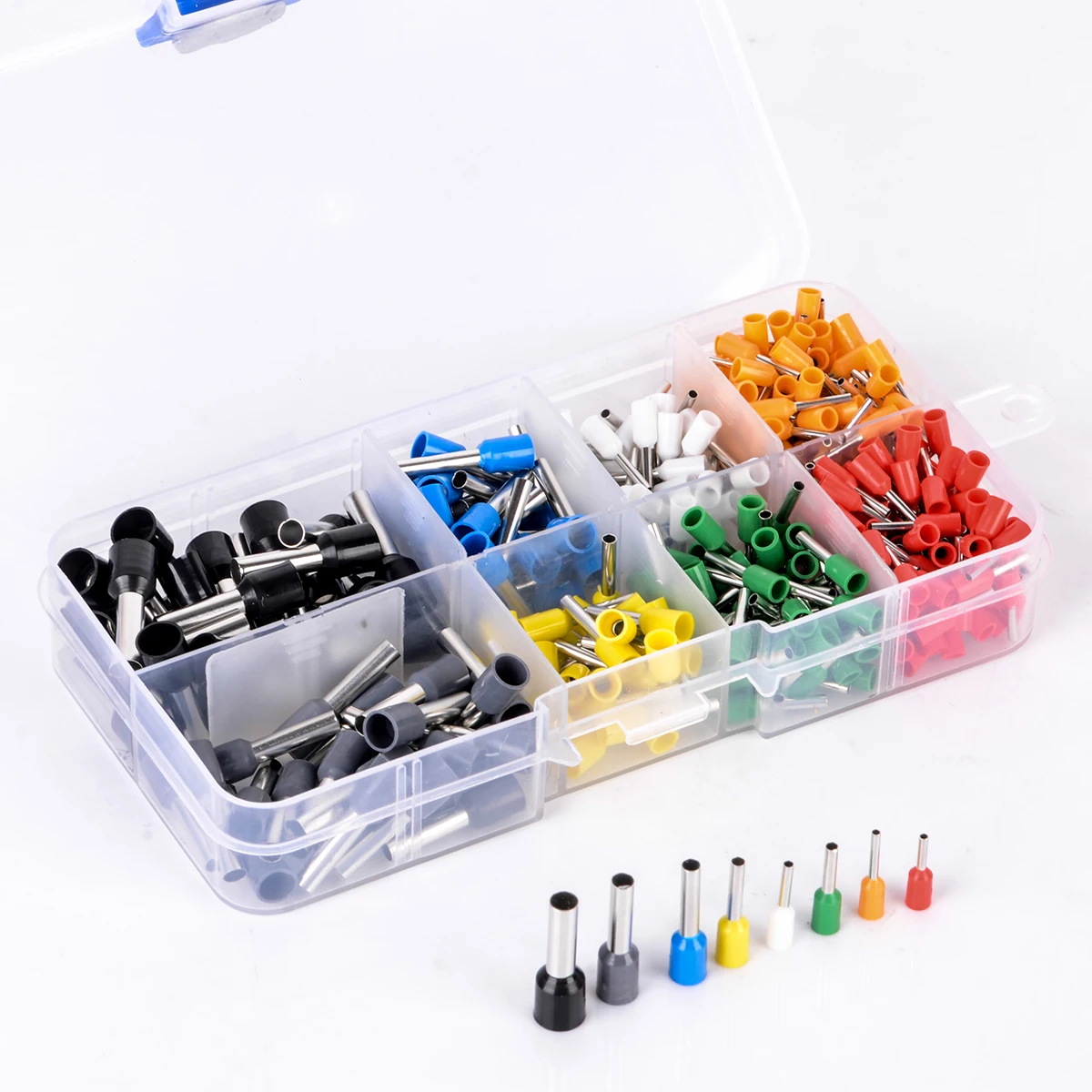 400pcs Insulated Cord Pin End Terminals Wire Copper Crimp Connectors