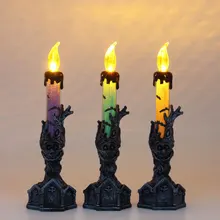 Novelty Bat Promotion For Promotional On Aliexpress Horror Skeleton Handheld Bats Led Candle Light Decoration High Quality Bars Haunted House Skeletons Photo