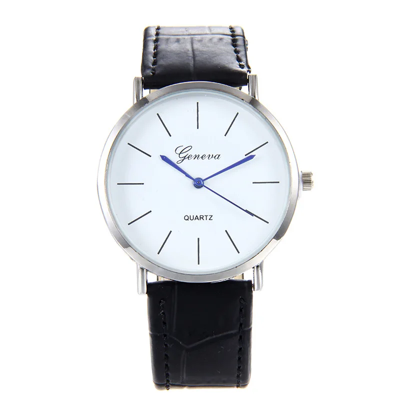 

High quality European Rome leather ladies watches stainless steel quartz student's wristwatch