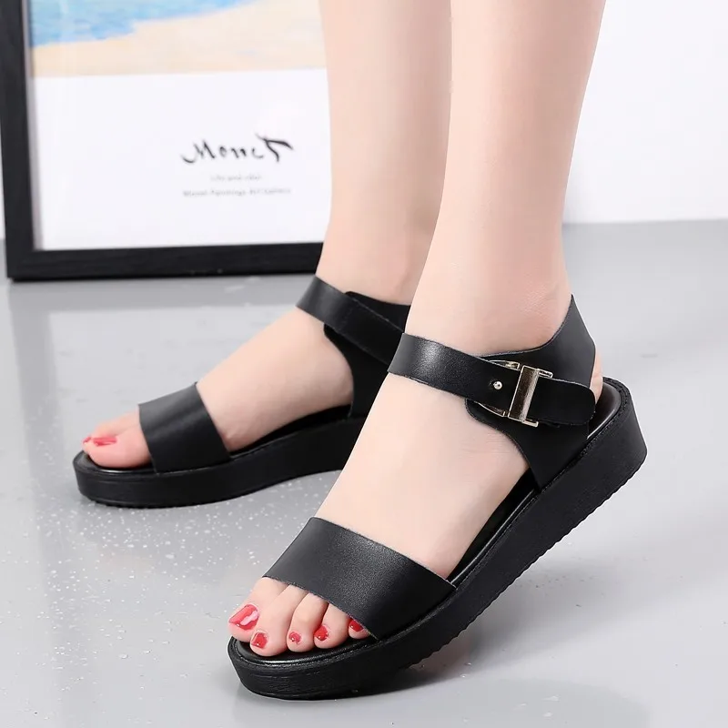 

Women Sandals For Ladies Casual Soft Comfortable Sandals Summer Shoes New 2019 Flip Flop Chaussures Femme Platform Sandals