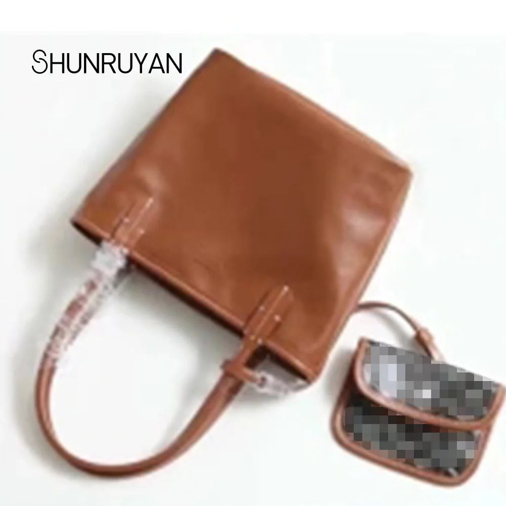 SHUNRUYAN New Genuine Leather Bags Handbags Women Bag Shoulder Bag Female Casual Tote Women Messenger Bag Set SHUNRUYAN New Genuine Leather Bags Handbags Women Bag Shoulder Bag Female Casual Tote Women Messenger Bag Set