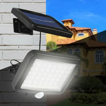 

LED Solar Lamp Outdoor Waterproof IP65 PIR Motion Sensor Solar Powered Garden Light Wall Lamp Infrared Garden Street Lamp