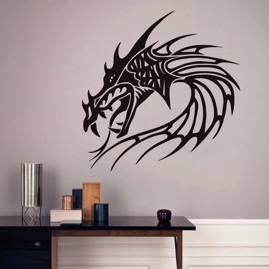 Chinese Style Dragon Wall Stickers For Living Room Wall Decor Removable