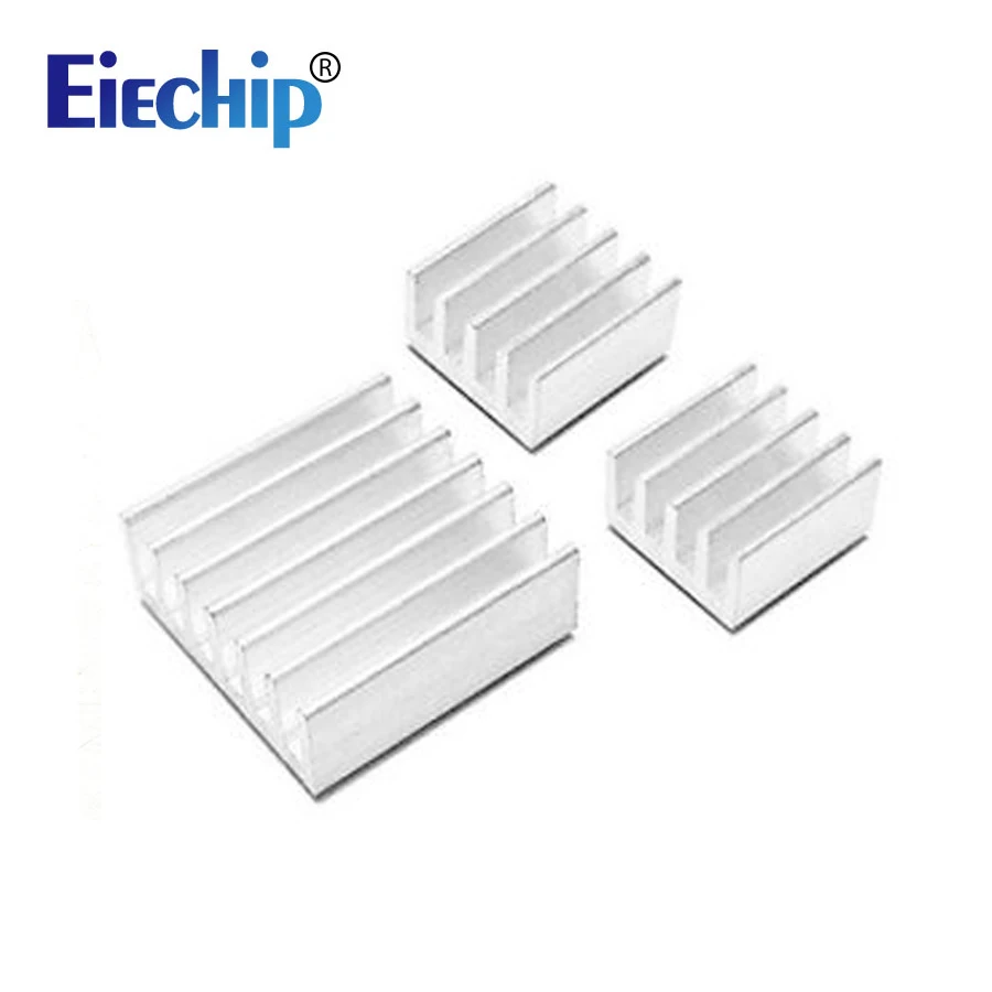 

1Set Heatsink Cooler Pure Aluminum Heat Sink Set Kit Radiator For Cooling Raspberry Pi 3 B