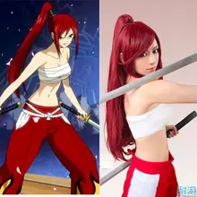 Nueva Halloween Fairy Tail Zrza Scarlet Cosplay Versión de Lujo Por Encargo