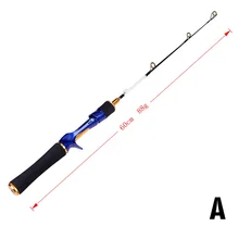Blue Portable Winter Fishing Rods Ice Fishing Rods Lightweight Sea Fishing Spinning Rod Detachable Fishing Rod Blue Portable Winter Fishing Rods Ice Fishing Rods Lightweight Sea Fishing Spinning Rod Detachable Fishing Rod