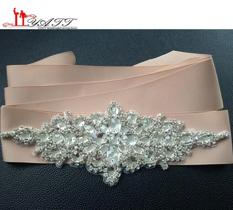 New-Promotion-Crystals-Robbin-Sash-for-Bride-Artificial-Wedding-Belt-for-Weddings-Real-Images (3)