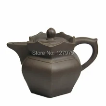 Стиль, Исин, Фиолетовый Глиняный заварочный чайник, монах шляпа горшок, ручной работы из фиолетовой глины чайник 180 мл, чайный набор на продажу