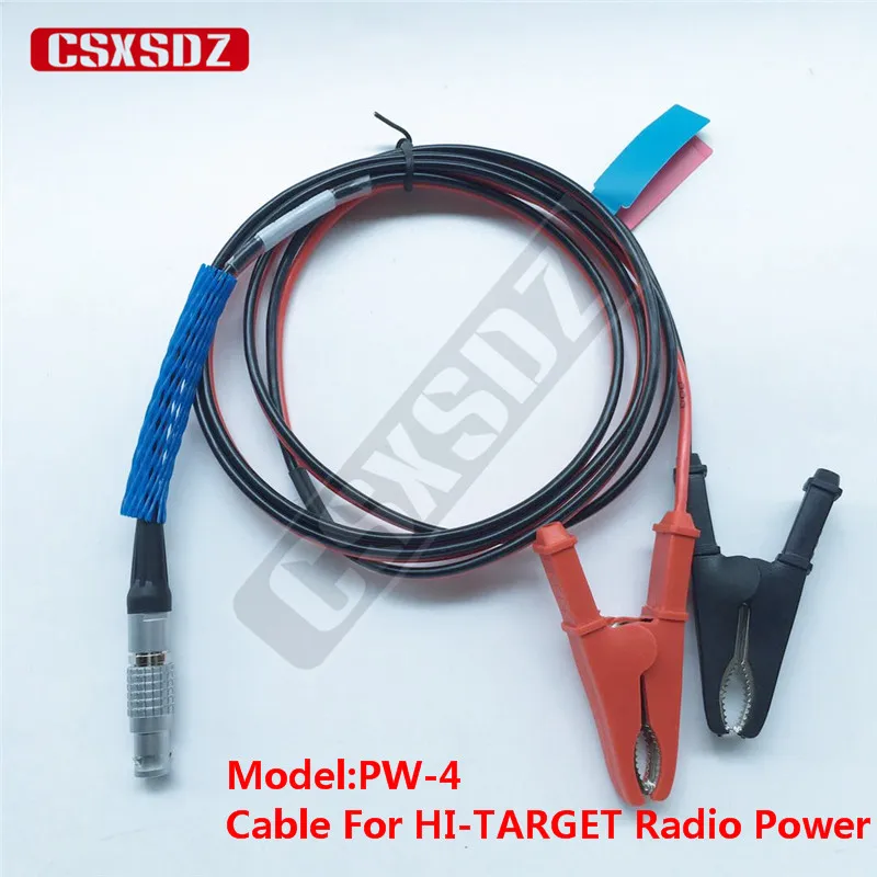 

Hi-target V8 V9 V10 V30 V60 V90 iRTK2 H32 GPS RTK External Radio Power Cable PW-4 Storage battery External Power Cable