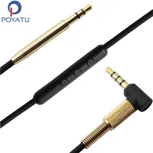 Медь OCC Aux кабель для Meizu HD50 Наушники Замена аудио Кабели шнур с микрофоном Регулятор громкости для iPhone Android samsung