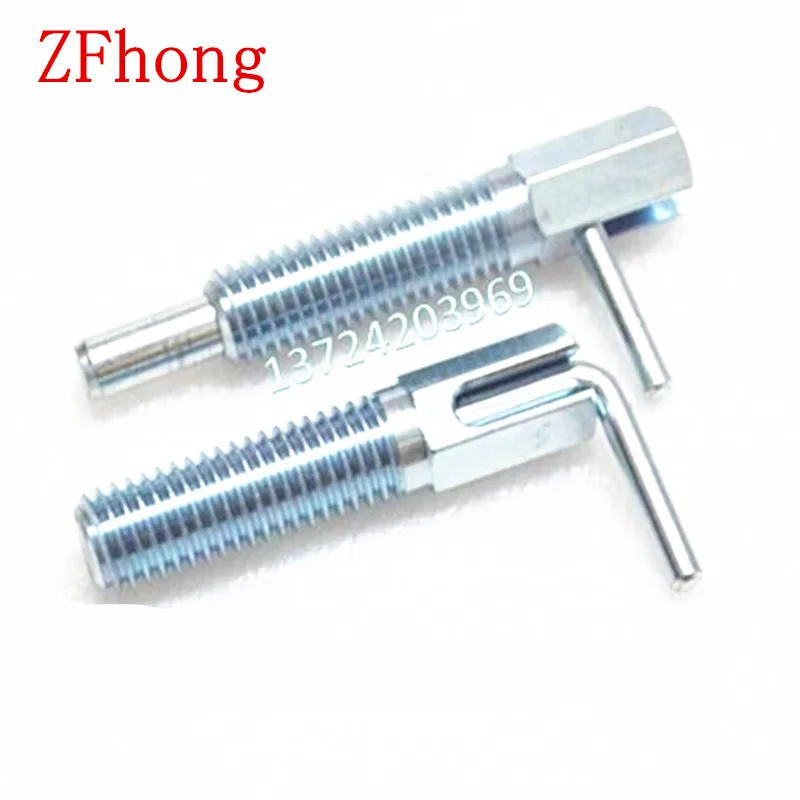 

steel with zinc M10 M12 M16 L Type Index plunger self lock pin