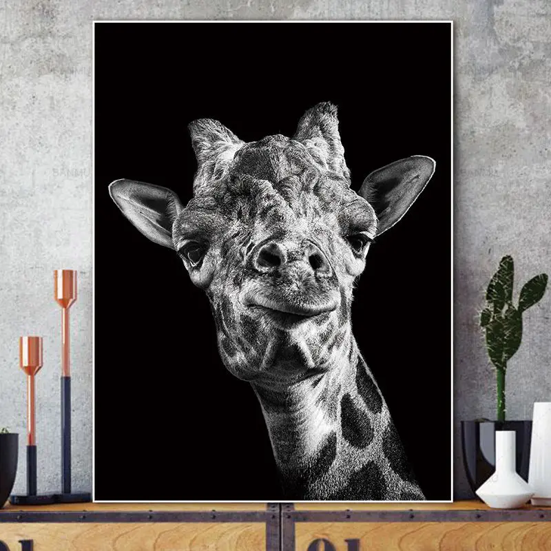 

Art Canvas Painting Pictures abstract painting art print animal on canvas Wall poster painting home decoration for living room