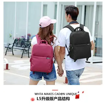 

CADeN Camera Bag Digital Camera Videos Bag Waterproof Laptop 14" School Casual Photo Bag for Canon Nikon Sony Camera Backpack