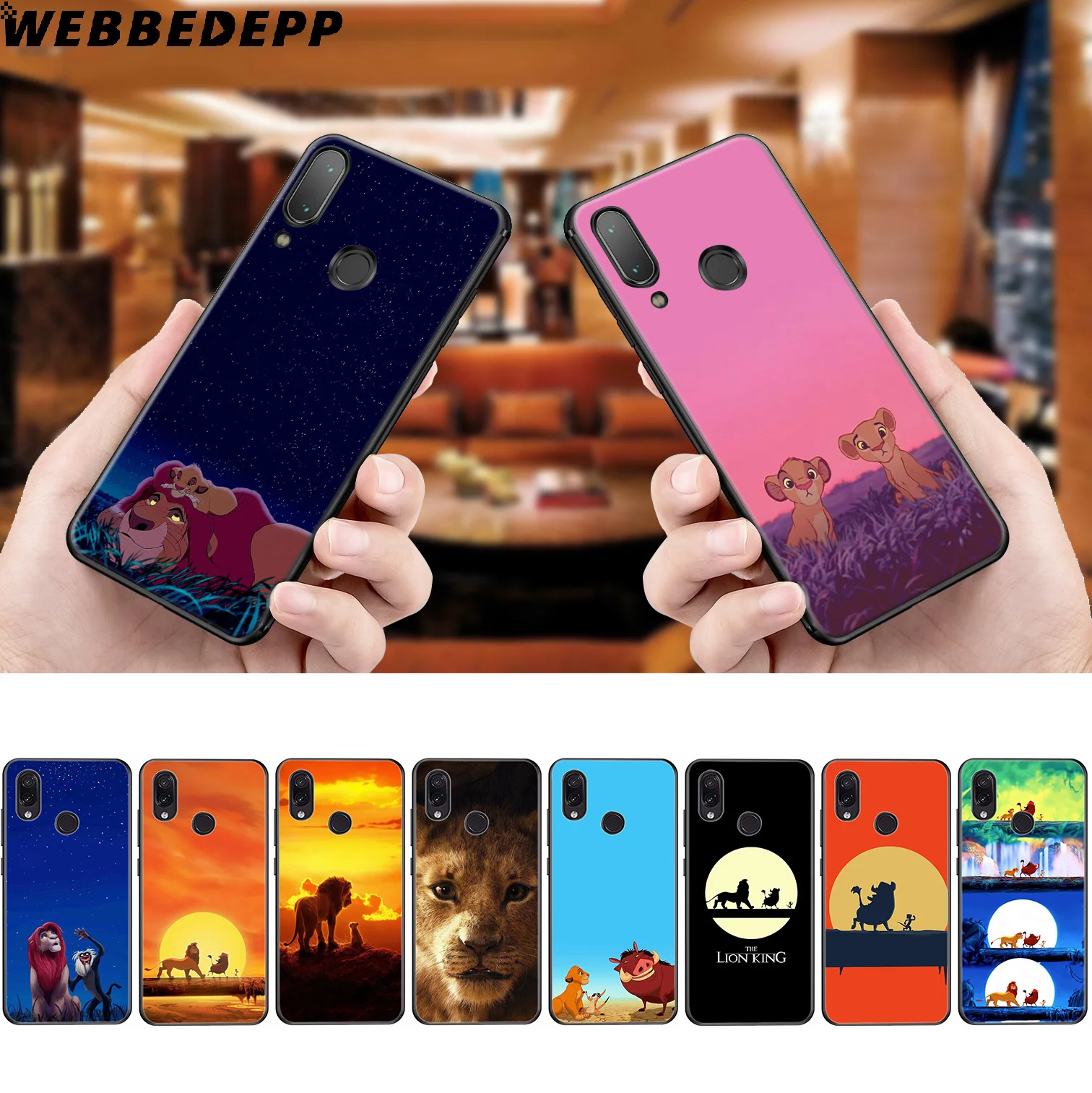 Мягкий чехол WEBBEDEPP Lion King для Xiaomi Redmi K20 7A 4A 4X5 5A 6 6A S2 Note 8 4 7 Pro Plus Prime |