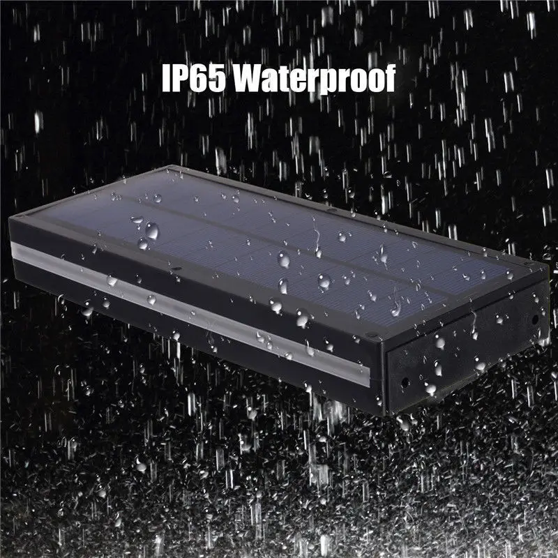 Cena 144 LED energia słoneczna czujnik ruchu ogród lampa bezpieczeństwa na świeżym powietrzu wodoodporna lampa Portico lampy światła ogrodowe