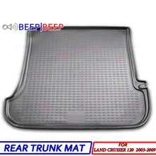 Для Toyota Land Cruiser Prado 120 2003-2009 Автомобильный Коврик для багажника iner boot cargo лоток пол ковер загрузки задний Стайлинг украшение