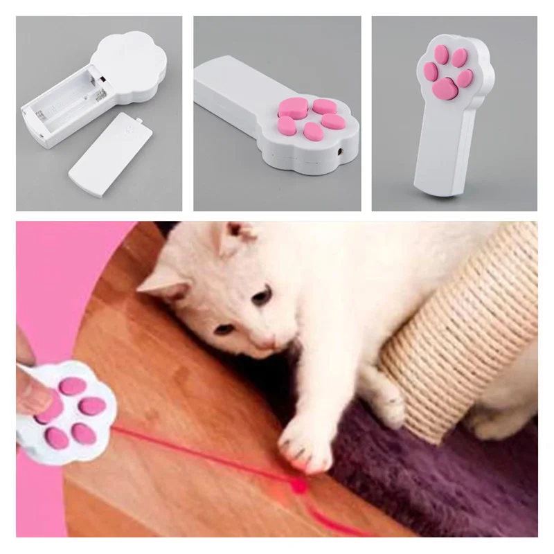 Laser Cat Toys Laser Pointer Chaser Toys for Cats Toy Interactive Cute Kitten Paw Shaped Cat Laser Pen Toys Laser Cat Toys Laser Pointer Chaser Toys for Cats Toy Interactive Cute Kitten Paw Shaped Cat Laser Pen Toys