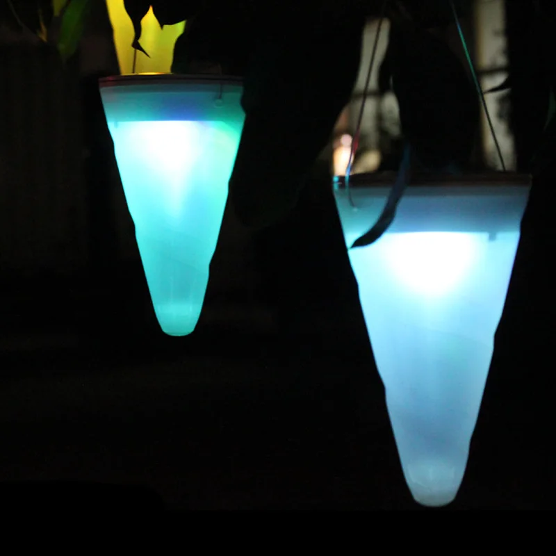 

Cone Light Solar LED Chandelier Rock Light Waterproof Outdoor Garden Decoration LB88