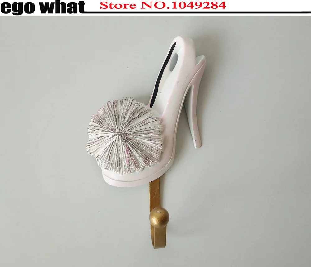 3 шт./лот настенные крючки из смолы на высоком каблуке вешалка для обуви креативное украшение дома