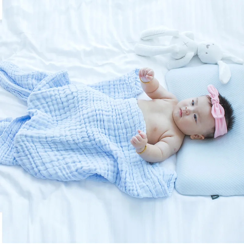 Печатная плата 6 слоев с банное полотенце для малышей; хлопок ребенка пеленать Новорожденные уход одеяло/полотенце супер мягкие сильное всасывание, младенец, накидка