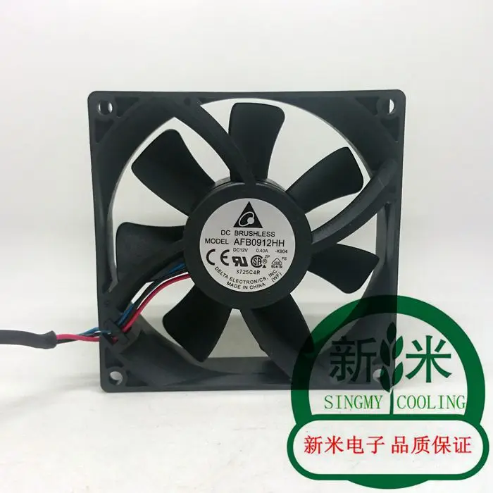 Используется DELTA AFB0912HH 9225 12 V 0.40A 9 см 3 линии ATX вентилятор охлаждения