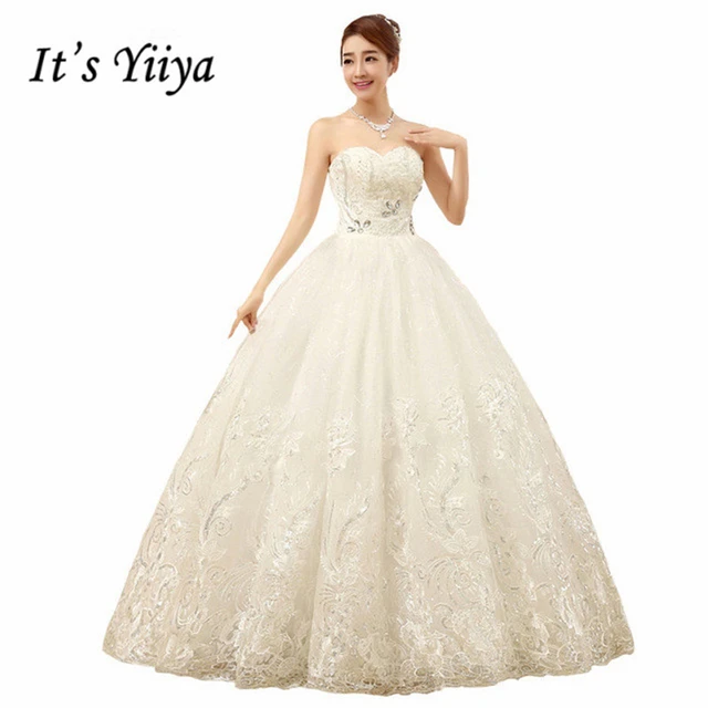 it's yiiya cheap white princess wedding frocks vestidos de novia
