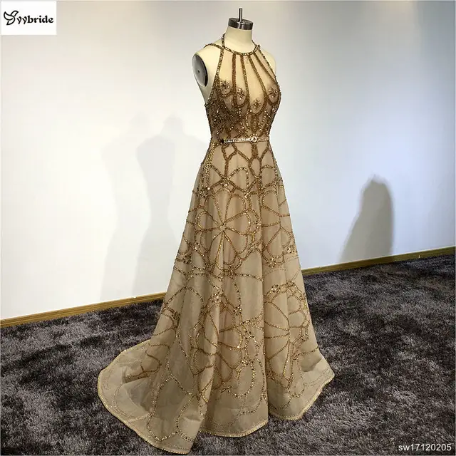 Champagne Prom Dress Elegant