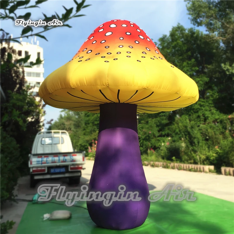 Customized Stage Props Inflatable Plants Balloon Large Blow Up Mushroom