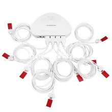 8 in 1 Cell Phone Security Display Alarm system host mobile phone alert system master, Acrylic stand with remote controller