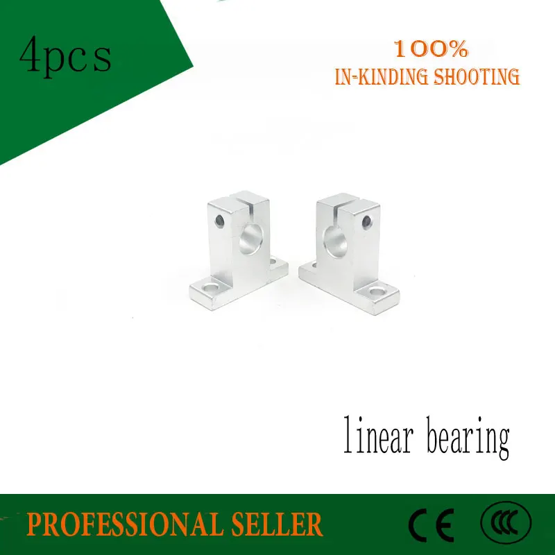 4pcs SK10 SH10A 10mm Linear Rail Shaft End Support Table CNC parts