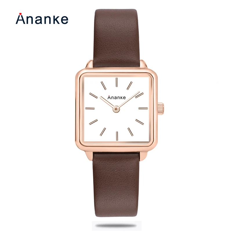 Ananke модные женские часы изысканные японские оригинальные для отдыха из