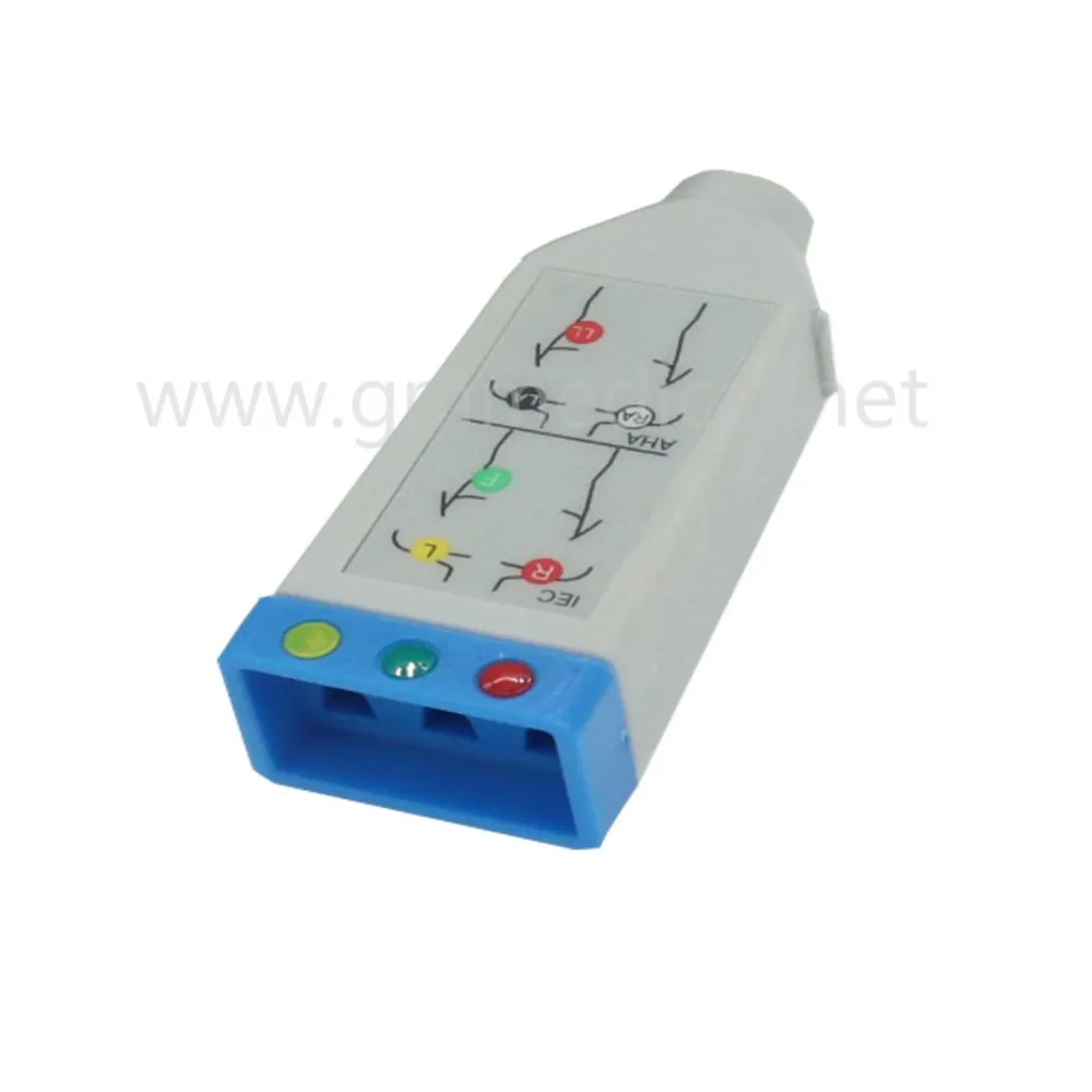 Совместим с 3 проводным ЭКГ кабелем dc45 link для монитора пациента 17pin IEC/AHA Spacelab