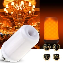 

Ampoule LED E27 Lamp Flame Effect Bulb E14 220V Flicker Fire Light E26 99leds Light Bulb Emulation Flaming SMD2835 For Christmas