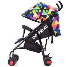 Poussette pliante портативный зонтик легкая коляска складная коляска может сидеть или лежать складная детская коляска Детские коляски
