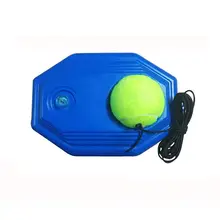 Теннисный мяч тренировочное устройство самообучения плинтус плеер тренировочная мишень инструмент питания с эластичной основа для резинки для волос