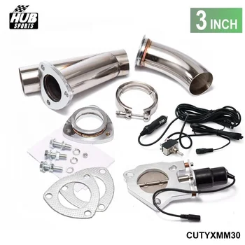 

3" Electric Cutout Valve System W/O Switch for Exhaust Catback/Downpipe For Toyota camry 2007 2008 2009 HU-CUTYXMM30
