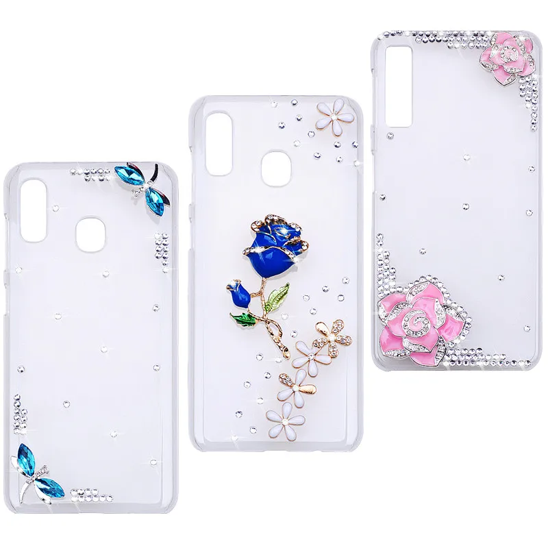 

Rose flowers transparent silicone case for samsung galaxy M10 M20 M30 A10 A20 A30 A40 A50 A70 A80 phone back cover coque funda