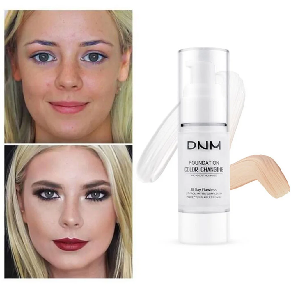 

DNM warming liquid foundation portable natural Makeup Eye Dark Circles Cream Face Corrector Waterproof Make Up Base Cosmetic