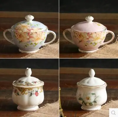 Европейский стиль костяного фарфора кофейная чашка набор пасторальный чай творческий керамический Британский сахарный бак Mrs Potts
