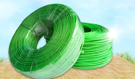 

2MM--12MM, 3-120M green PVC coated steel wire rope clothesline greenhouse cable hanging belt clip