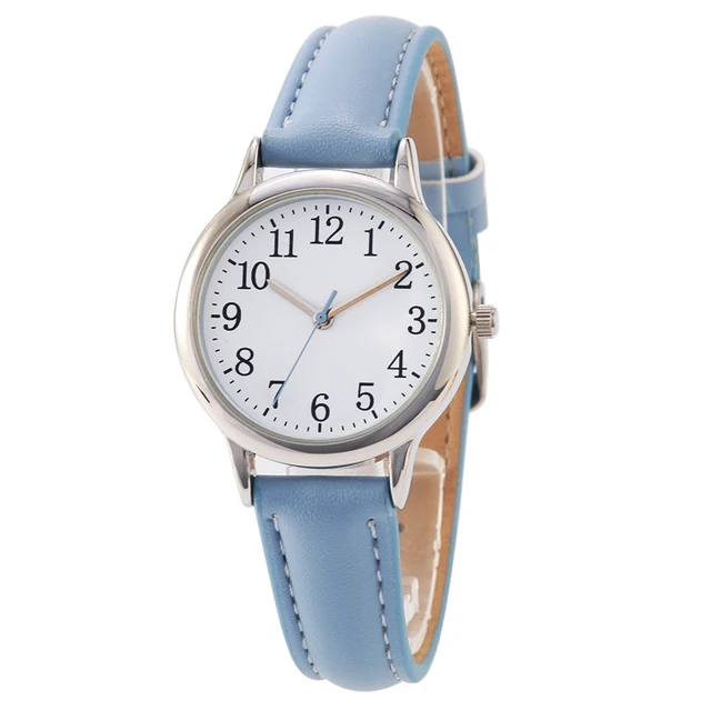 arabic numbers lady style women watch candy color straps leather band simple dia arabic numbers lady style women watch candy color straps leather band simple dia