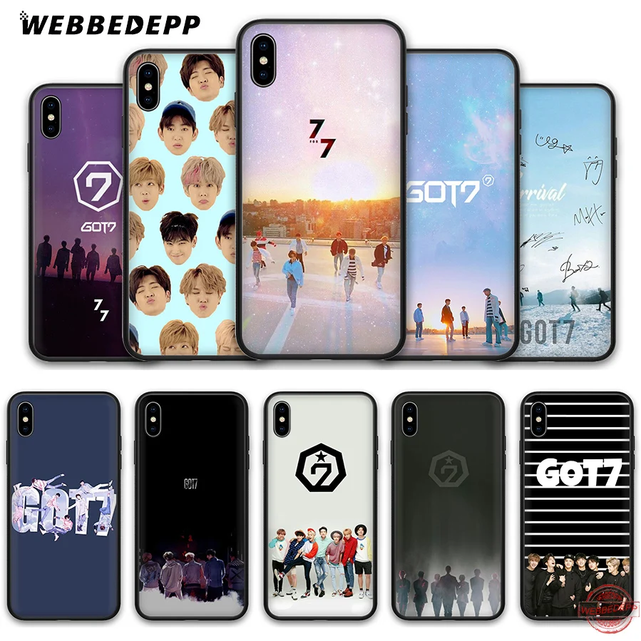 WEBBEDEPP GOT7 Jackson мягкий силиконовый чехол для iPhone 8 7 6S 6 Plus 11 Pro XS Max XR X 5 5S SE задняя