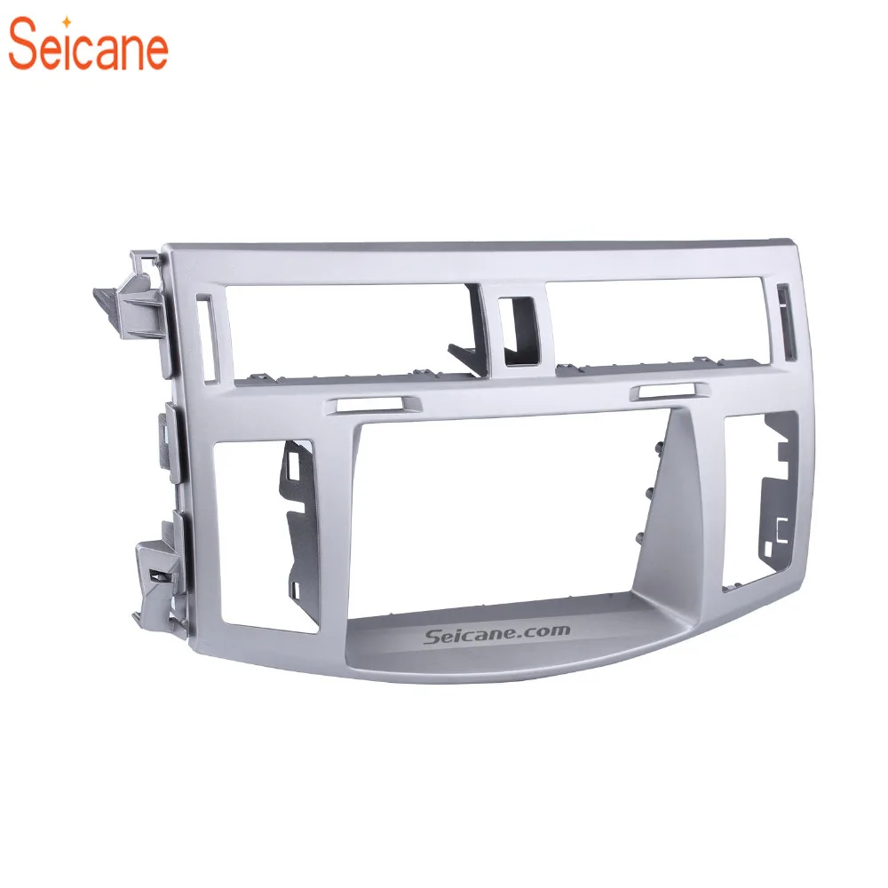 

Seicane Silver 2Din 178*100mm Car Radio Fascia Frame Installation Dashboard For Toyota Avalon 2006