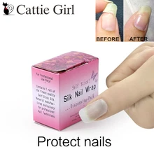 3*100 см самоклеющаяся шелковая пленка из стекловолокна для ногтей, усиленный протектор для ногтей, Белый УФ-гель, акриловый инструмент для маникюра и дизайна ногтей