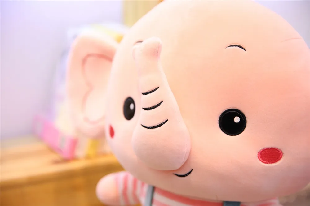 70 см kawaii слон с платьем очаровательные детские игрушки высокое качество любящее сердце плюшевые Свадебные День рождения подарок на день рождения для влюбленных