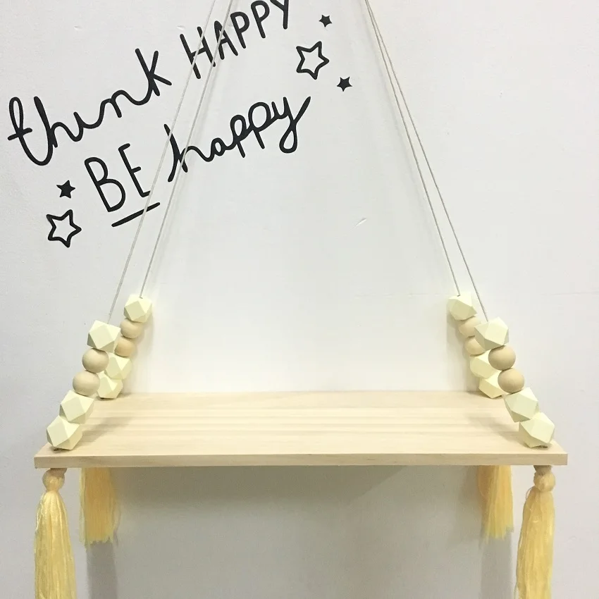 Горячая Распродажа настенная полка для спальни DIY оригинальные деревянные
