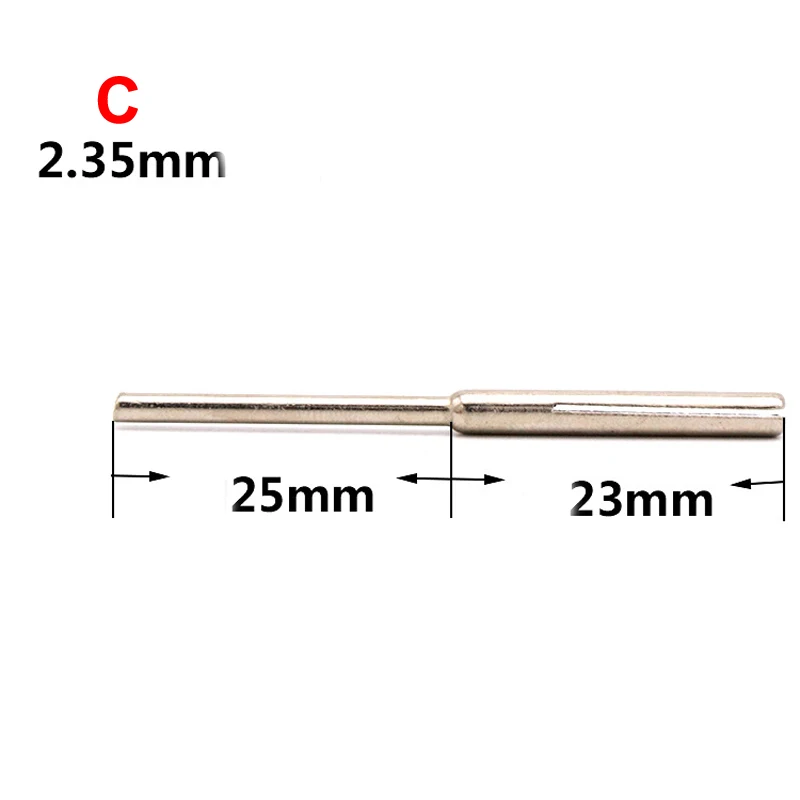 10 шт 2,35/3 мм хвостовик стальной цилиндр конический держатель наждачной бумаги зажим стержень резной Нефритовая наждачная бумага корень папка зажим для покрытия лаком