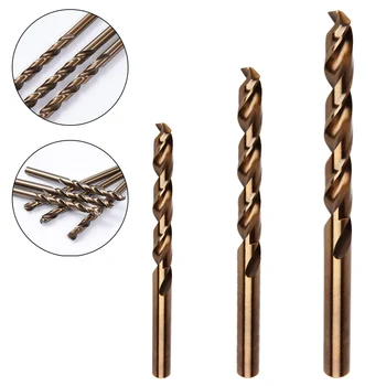 

1mm 1.5mm 2mm HSS-CO M35 Cobalt Steel Straight Shank Twist Drill Bits For Stainless Steel/Metal/Aluminum/Copper/Plastic/Wood
