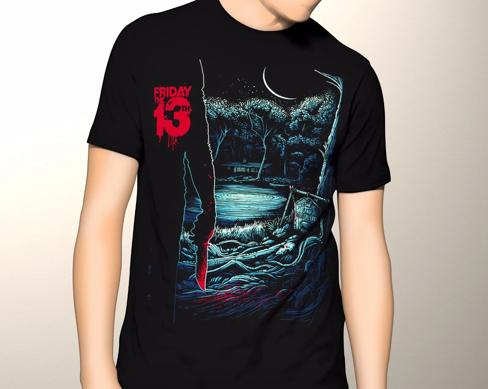 

Friday The 13Th Horror Shirt Jason Voorhees Premium Graphic T Shirt S 5Xl