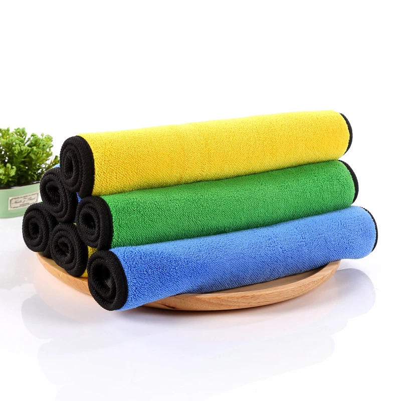 

Super Fine Fiber Cleaning Towel Polishing Car Towel Thickening Multi-Functional Kitchen Cleaning Towel Double Side Plush